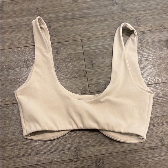 Joah brown contour bra sueded Yuma Cream Bralette xs/s - Picture 7 of 9